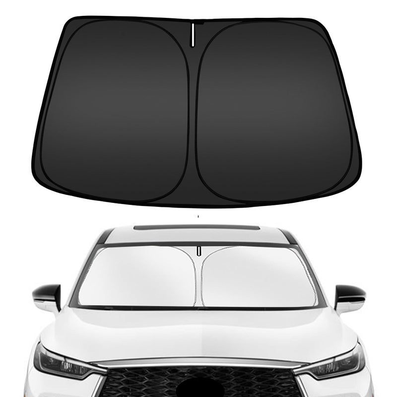 ARISMOTOR Windshield Sun Shade for Infiniti QX60 2022-2025  Custom Fit Foldable Front Window Sunshade Sun Visor Protector  Block UV Rays Keep Your Car Cooler - Image 1